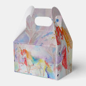 Eenhoorn Waterverf Schilderen Childs Cake Favor Bo Bedankdoosjes (Achterkant)