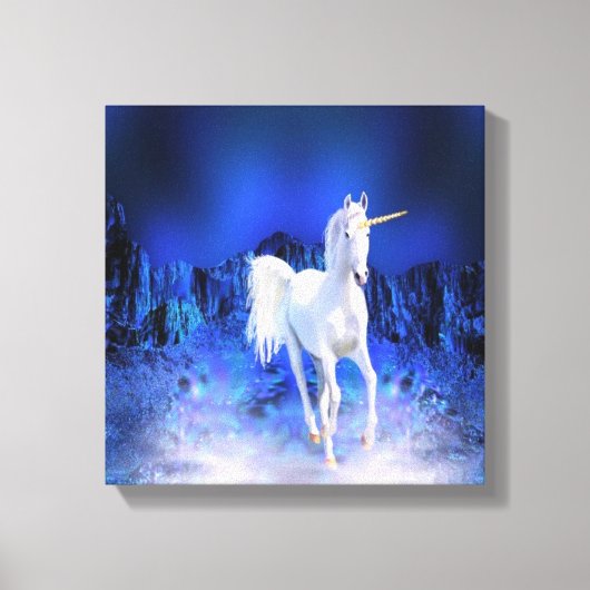 Eenhoorn Wensen Canvas Afdruk (Voorkant)