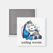 Eenhoorn werkt op afstand magneet (Voorkant / Achterkant)