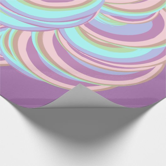 eenhoorn werveling cadeaupapier (Hoek)