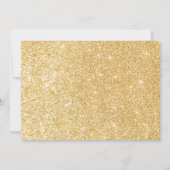 Eenhoorn Winter Verjaardag Bedankkaart met Foto Kaart (Achterkant)