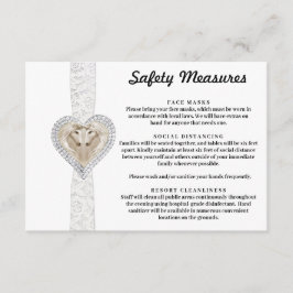 Eenhoorn Witte Kant Veiligheidsmaatregelen Informatiekaartje