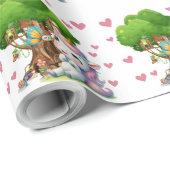 Eenhoorn & Woodland Vrienden Wrapping Papier Schat (Rol Hoek)