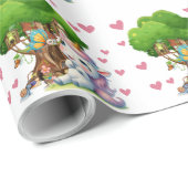 Eenhoorn & Woodland Vrienden Wrapping Papier Schat (Rol Hoek)