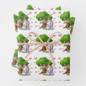 Eenhoorn & Woodland Vrienden Wrapping Papier Schat Inpakpapier Vel (In situ)