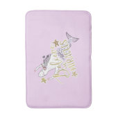 Eenhoorn Zeemeermin Modern Trendy Geloof in Wonder Badmat (Voorkant Verticaal)