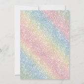 Eenhoorn & Zeemeermin Pool Party Uitnodiging (Achterkant)