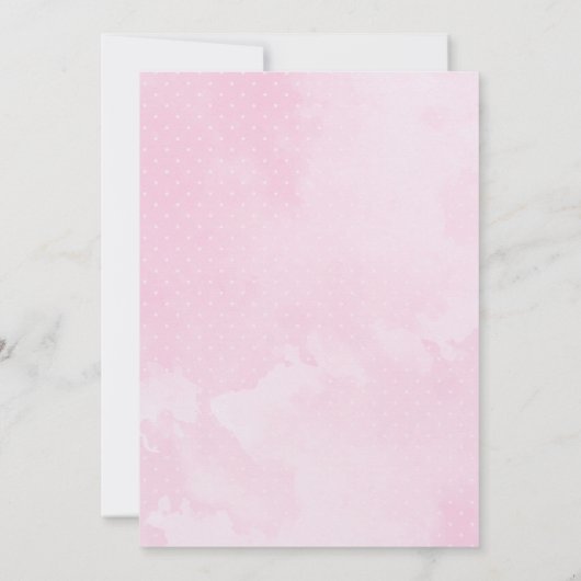 Eenhoorn Zeemeermin Verjaardag Uitnodiging (Achterkant)