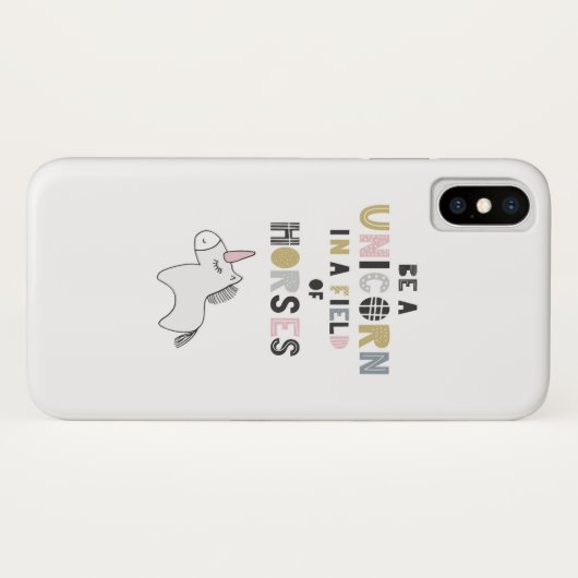 Eenhoorn zijn op het gebied van paarden Case-Mate iPhone case (Achterkant (horizontaal))
