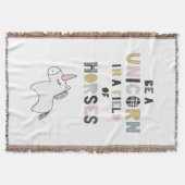 Eenhoorn zijn op het gebied van paarden deken (Voorkant)