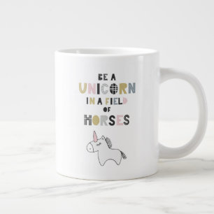 Eenhoorn zijn op het gebied van paarden grote koffiekop