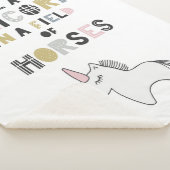 Eenhoorn zijn op het gebied van paarden sherpa deken (3/4)