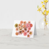 Eenhoorn Zinnias kaart (Gele Bloem)