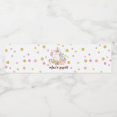 eenhoorn, zoete eenhoorn, magisch, fantasie waterfles etiket (Enkel label)