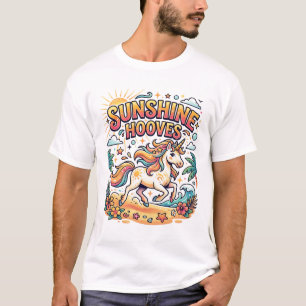Eenhoorn Zonneschijn Hoeven Commerciële Sticker en T-shirt