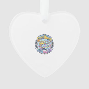 Eenhoorn Zonneschijn Na Sprankels POD Klaar Marktp Ornament