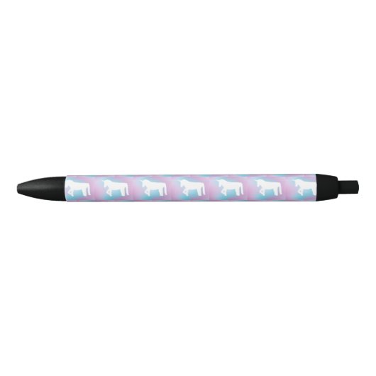 Eenhoorn Zwarte Inkt Pen (Voorkant)