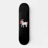 EENHOORN ZWARTE SKATEBOARD (Voorkant)