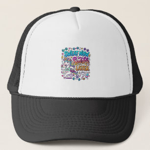 Eenhoorn Zweet Nu Glans Later Cadeau Idee Vector D Trucker Pet