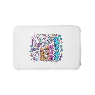 Eenhoorn Zweet Nu Glans Later Cadeaubon Vector D Badmat