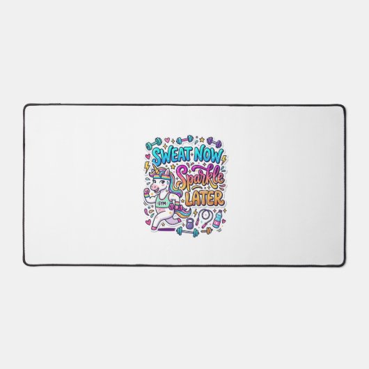 Eenhoorn Zweet Nu Glans Later Cadeaubon Vector D Bureaumat (Voorkant)
