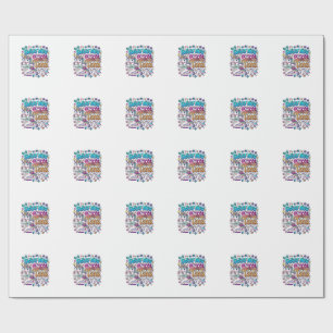 Eenhoorn Zweet Nu Glans Later Cadeaubon Vector D Cadeaupapier