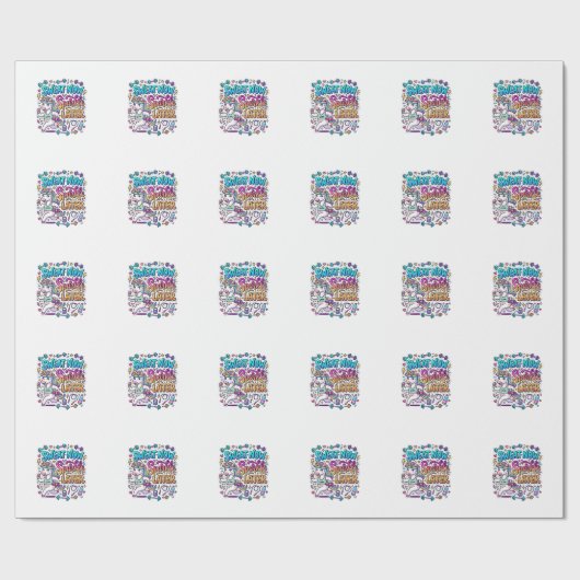 Eenhoorn Zweet Nu Glans Later Cadeaubon Vector D Cadeaupapier (Vlak)