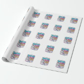 Eenhoorn Zweet Nu Glans Later Cadeaubon Vector D Cadeaupapier (Uitgerold)