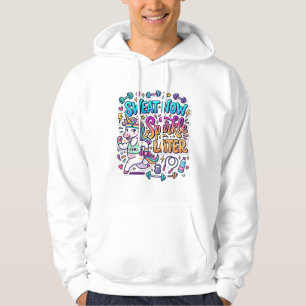 Eenhoorn Zweet Nu Glans Later Cadeaubon Vector D Hoodie