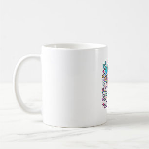 Eenhoorn Zweet Nu Glans Later Cadeaubon Vector D Koffiemok