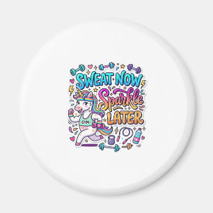 Eenhoorn Zweet Nu Glans Later Cadeaubon Vector D Magneet