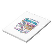 Eenhoorn Zweet Nu Glans Later Cadeaubon Vector D Notitieblok (Linkerzijde)