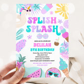 Eenhoorn Zwembad Party Tropische Zomer Zwembad Ver Kaart