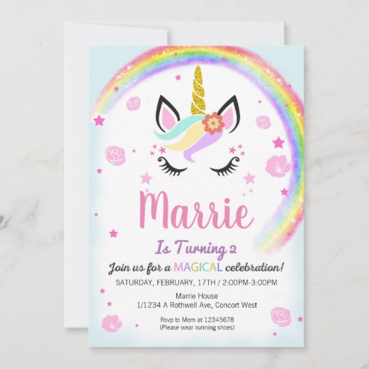 eenhoornafdruk (Voorkant)