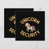 Eenhoornbeveiliging: Houd de Magie veilig met een  Kaart (Voorkant / Achterkant)