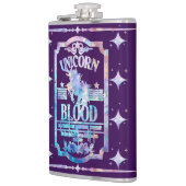 Eenhoornbloed Paarse iriserende stof Heupfles (Links)