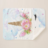 Eenhoorndeken - Sherpa Sherpa Deken (Voorkant (horizontaal))