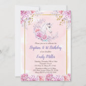 Eenhoorndoop en uitnodiging voor verjaardag (Voorkant)