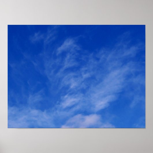 Eenhoorndraak in de wolken ~ Print / Poster (Voorkant)