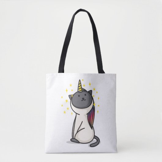 eenhoornkat tote bag (Voorkant)