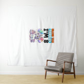 Eenhoornkinderen 8e verjaardagsfeestje Jongen 8 ja Wandkleed (In Situ (horizontaal))