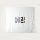 Eenhoornkinderen 8e verjaardagsfeestje Jongen 8 ja Wandkleed (Voorkant (horizontaal))