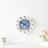  eenhoornklok ronde klok (Huis)