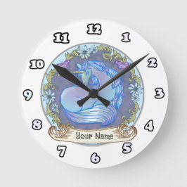  eenhoornklok ronde klok