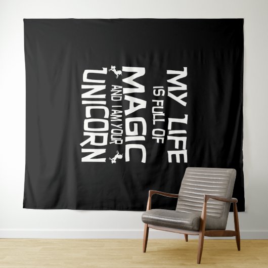 eenhoornleven wandkleed (In Situ (horizontaal))