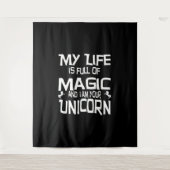 eenhoornleven wandkleed (Voorkant)