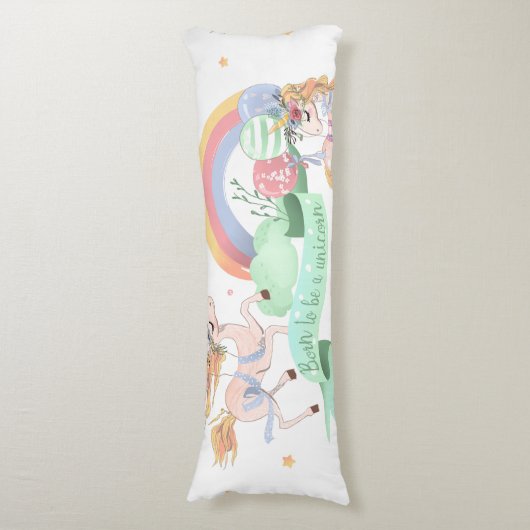 Eenhoornlichaamskussen Lichaamskussen (Voorkant Verticaal)