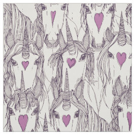 eenhoornliefde indigose paarse parelaar stof