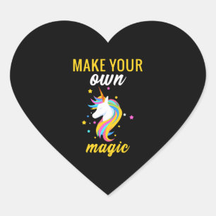 eenhoornmagie hart sticker
