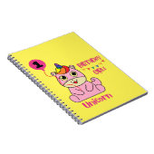 eenhoornmeisje notitieboek (Rechterzijde)